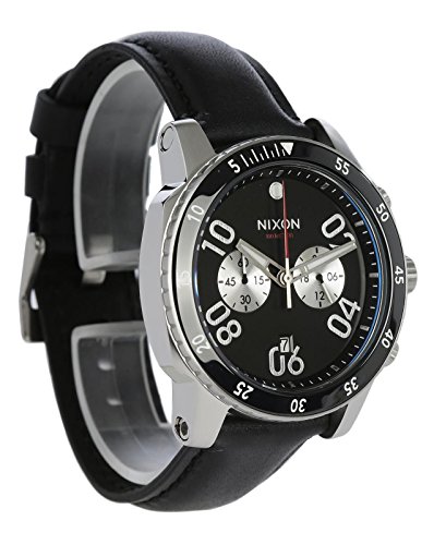 Nixon Herren Chronograph Quarz Uhr mit Leder Armband A940-000-00 von Nixon