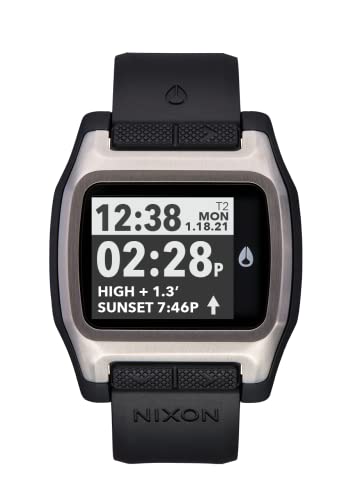 Nixon Herren Digital Japanisches Automatikwerk Uhr mit Kunststoff Armband A1308-625-00 von Nixon