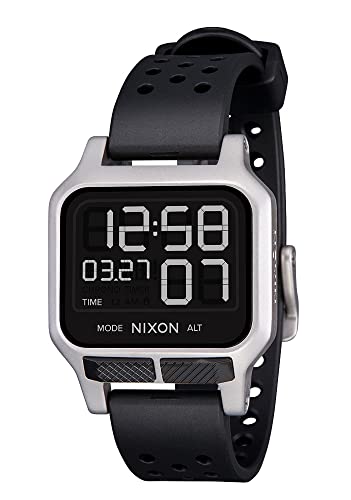 Nixon Herren Digital LCD-Digitalmodul Uhr mit Silikon Armband A1320130-00 von Nixon