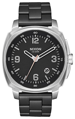 Nixon Herren Digital Quarz Uhr mit Edelstahl Armband A1072-2541-00 von Nixon