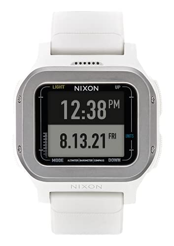 Nixon Herren Digital Quarz Uhr mit Silikon Armband A1324-145-00 von Nixon