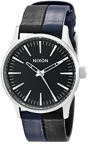 Nixon Herrenuhr Analog Quarz mit Lederarmband – A3771938-00 von Nixon