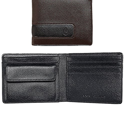 Nixon Showout Bi-Fold Snap Coin Wallet Münzbörse, Braun von Nixon