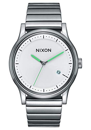 Nixon Unisex Erwachsene Digital Uhr mit Edelstahl Armband A1160-100-00 von Nixon