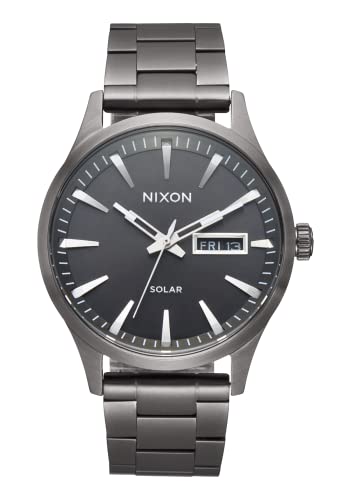 Nixon Unisex Analog Japanisches Quarzwerk Uhr mit Edelstahl Armband A1346-131-00 von Nixon