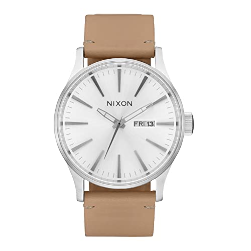 Nixon Unisex Analog Japanisches Quarzwerk Uhr mit Leder Armband A105-5095-00 von Nixon