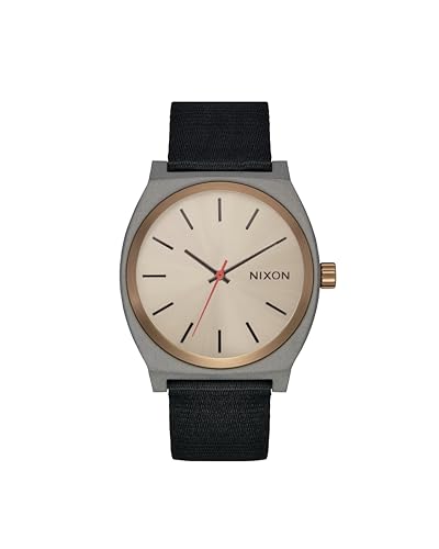 Nixon Unisex Analog Japanisches Quarzwerk Uhr mit Nylon Armband A1396-5239-00 von Nixon