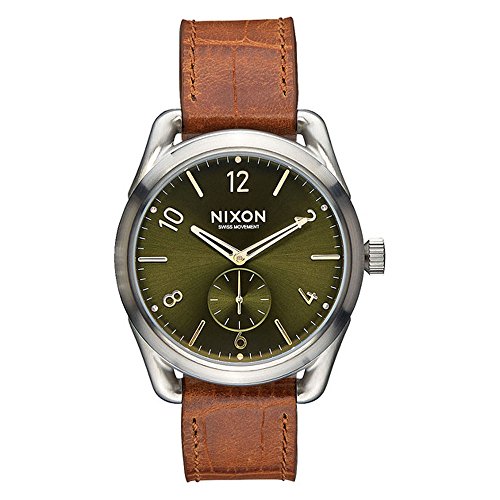 Nixon Unisex-Armbanduhr C39 Leather Analog Quarz Leder A4591888-00 von Nixon