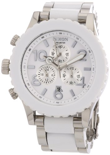 Nixon Unisex-Armbanduhr The 4220 Chrono Chronograph Quarz Edelstahl A037898-00 von Nixon