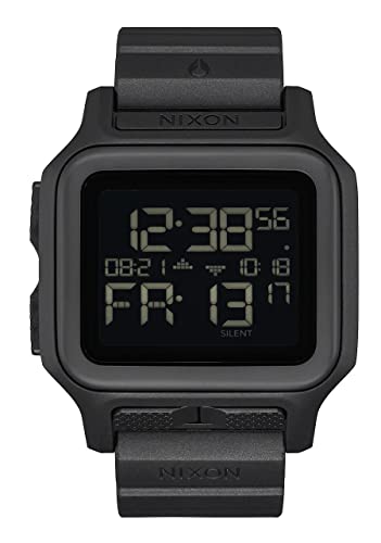 Nixon Unisex Digital Japanisches Automatikwerk Uhr mit Polykarbonat Armband A1170-001-00 von Nixon