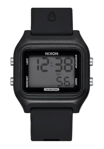 Nixon Unisex Digital Quarz Uhr mit Silikon Armband A1399-004-00 von Nixon