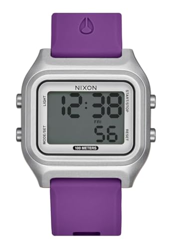 Nixon Unisex Digital Quarz Uhr mit Silikon Armband A1399-5232-00 von Nixon