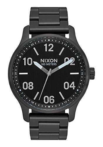 Nixon Unisex Erwachsene Analog Quarz Uhr mit Edelstahl Armband A1242-180-00 von Nixon