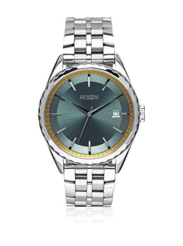 Nixon Unisex Erwachsene Analog Quarz Uhr mit Edelstahl Armband A934-2162 von Nixon