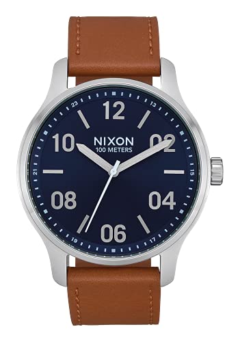 Nixon Unisex Erwachsene Analog Quarz Uhr mit Leder Armband A1243-2186-00 Nixon Unisex Erwachsene Analog Quarz Uhr mit Leder Armband A1243-2186-00 von Nixon