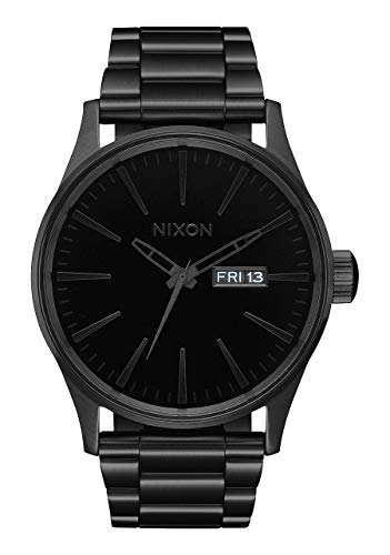 Nixon Armbanduhr Sentry Edelstahl All Black / Black von Nixon