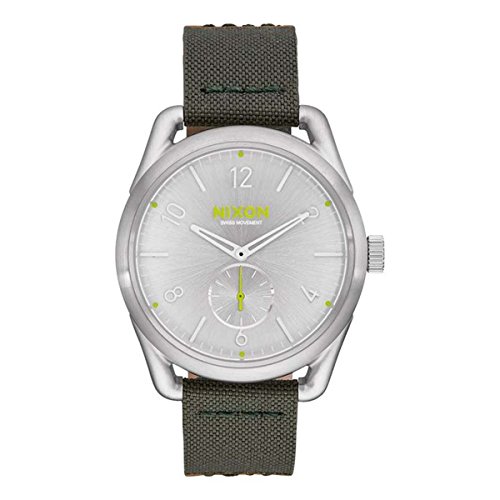 Nixon Unisex Erwachsene Digital Uhr mit Leder Armband A459-2232-00 von Nixon