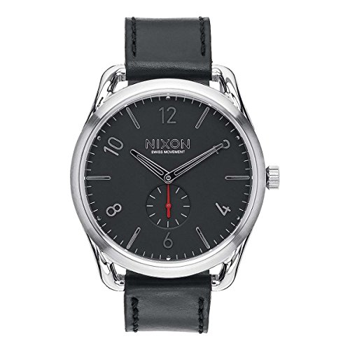 Nixon Unisex Erwachsene Digital Uhr mit Leder Armband A465-008-00 von Nixon