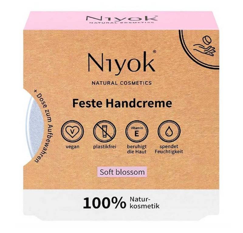 Niyok Handcreme Feste Handcreme - Soft blossom 50g von Niyok