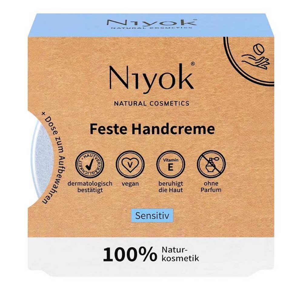 Niyok Handcreme Feste Handcreme - Sensitiv 50g von Niyok