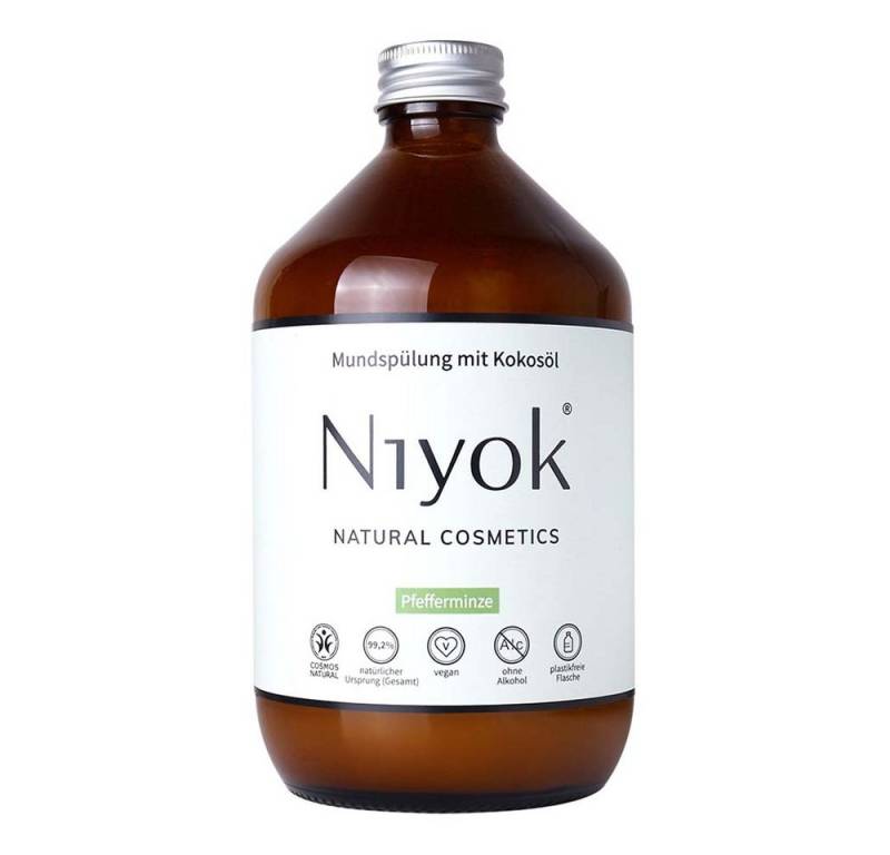 Niyok Mundspülung Mundspülung - Pfefferminze 500ml von Niyok