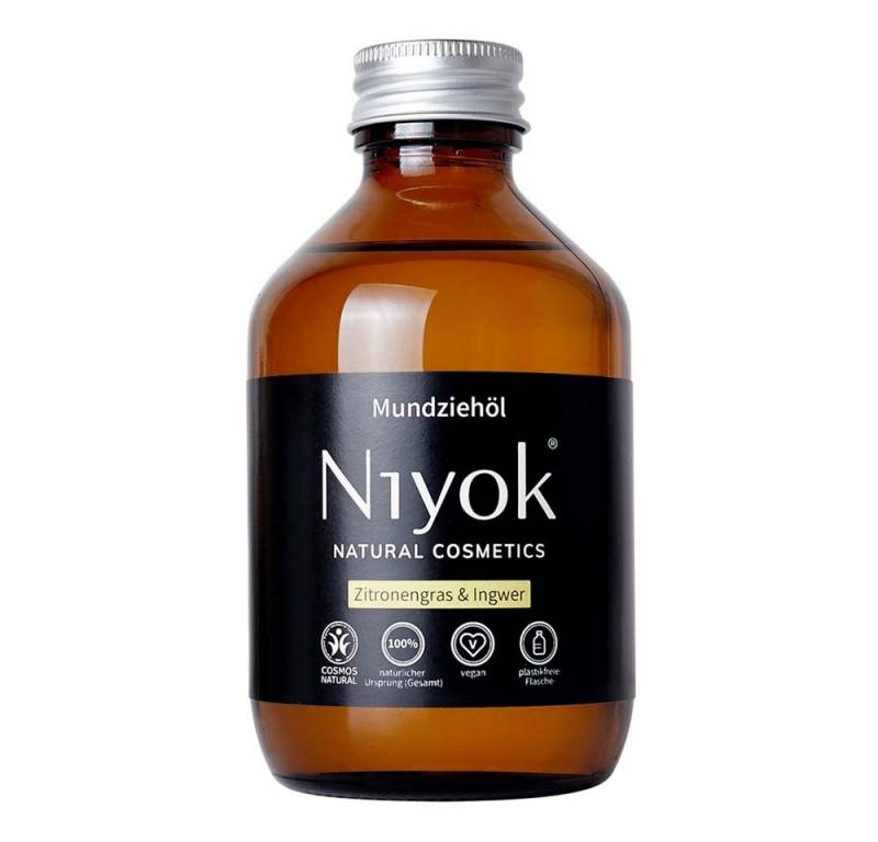 Niyok Mundspülung Mundziehöl - Zitronengras & Ingwer 200ml von Niyok