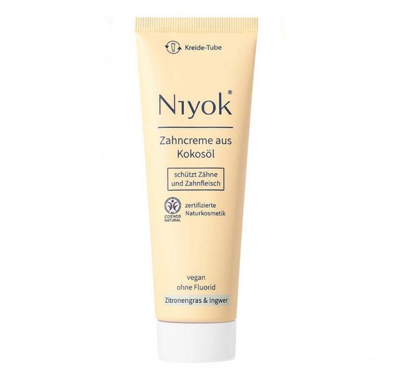 Niyok Zahnpasta Zahncreme - Zitronengras & Ingwer 75ml 2er Pack von Niyok