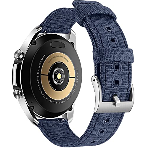 Niziruoup Canvas Uhrenarmband 22mm mit Schnellverschluss, Quick Release Canvas Armband Uhr Schnellverschluss Militärisch Segeltuch Armband Uhrenarmbänder Ersatzarmbänder für Herren Damen von Niziruoup