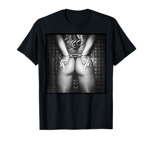 Nice Ass, Booty, Butt - Sexy Girl in Handschellen und String T-Shirt von Nizza Ass, Booty, Butt T-Shirt von NSPART