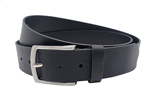 Herren Leder Gürtel (105cm Gesamtlänge 115cm) von Nk Belt