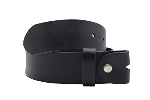 Nk Belt Echt Ledergürtel 4cm ohne Schnalle, Rind-/Vollleder 80cm -145cm Wechselgürtel (100cm Gesamtlänge 110cm) von Nk Belt