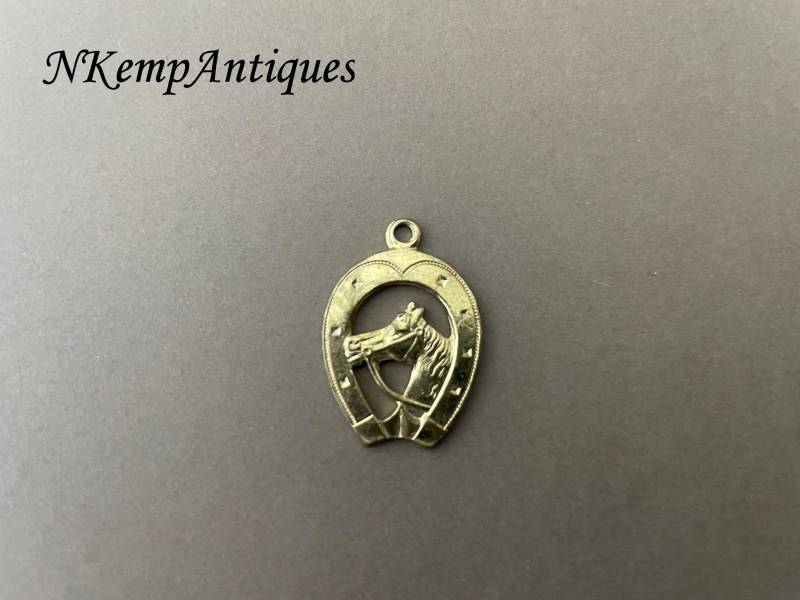 Alter Pferd Anhänger 1930Er Jahre Reiter von Nkempantiques