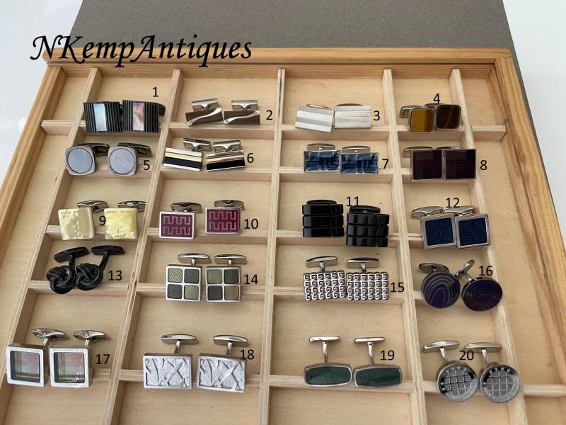 Vintage Manschettenknöpfe Retro von Nkempantiques