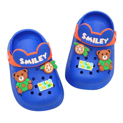 KinderJungen Mädchen Pantoletten Unisex Hausschuhe Gartenschuhe Strand Sandalen Slip Badeschuhe Outdoor Sommer Latschen On Flach von Nlaayong