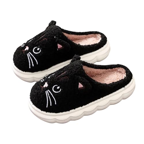 Nlaayong Hausschuhe Damen Plüsch Pantoffeln Warme Schuhe Winter Slippers Bequem rutschfest Hausschlappen Für Damen von Nlaayong