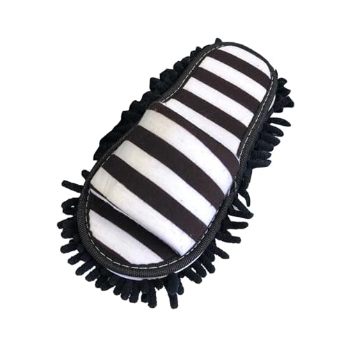 Nlaayong Putz Abnehmbare Hausschuhe Mikrofaser-Sohle Bodenreinigung Slippers Staubtuch Hausschuhe Mop-Schuhe Putzschuhe von Nlaayong