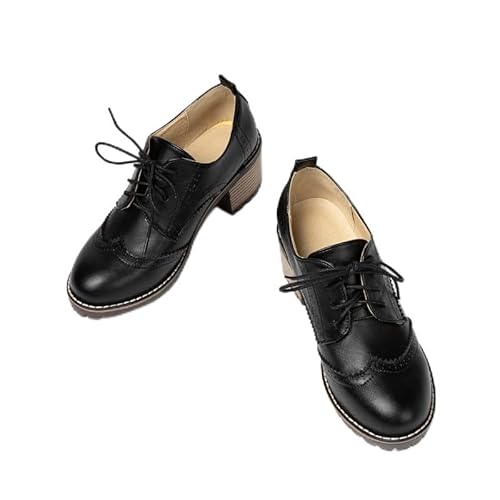 Oxford Schuhe Damen Klassische Elegant Business Halbschuhe Schnürschuhe Vintage Schnürhalbschuhe Pumps Mit Blockabsatz Bayerische Oktoberfestschuhe Oxford Schuhe Damen Klassische Elegant Business Halbschuhe Schnürschuhe Vintage Schnürhalbschuhe Pumps Mit Blockabsatz Bayerische Oktoberfestschuhe von Nlaayong