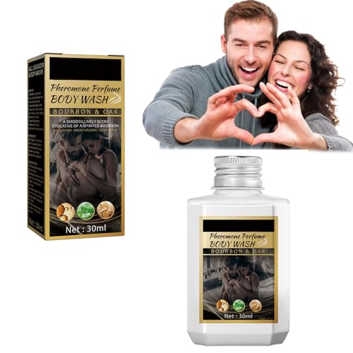 Nmbol Pheromon Parfüm Körperwasch Duschgel,30ml Pheromon Körperwaschgel,Duschgel mit Pheromon für Frauen und Männer,Lang Anhaltend Frisch,Parfüm Body Wash Duschgel,Vegane Duschpflege mit Duft von Nmbol