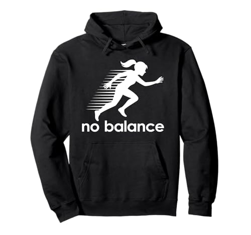 No Balance - Lustiger Sneaker mit Wortspielgrafik, fallendes Mädchen Pullover Hoodie von No Balance Funny Sneaker Pun Graphic Girl Falling