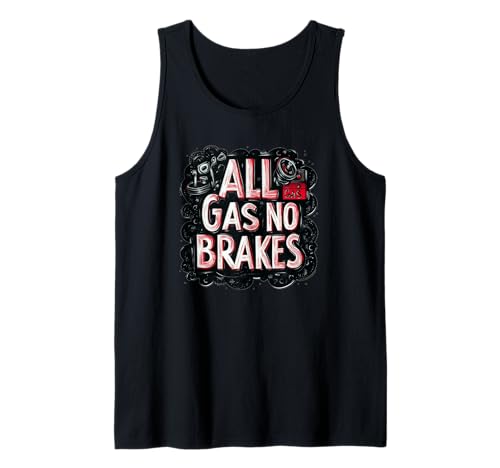 Full Gas Speech No Brakes Kostüm für Jungen und Mädchen Tank Top von No Brakes Outfit
