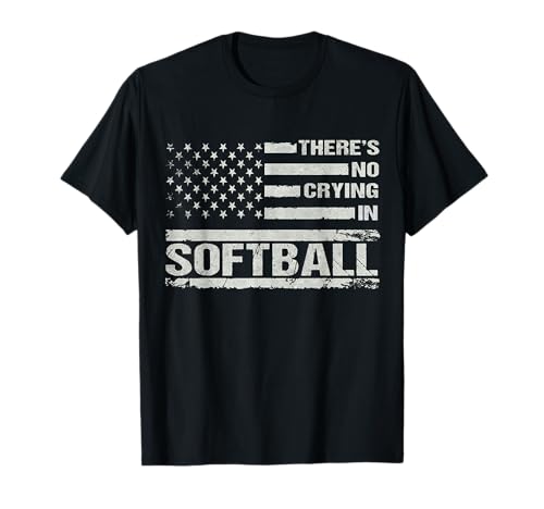 Beim Softball Wird Nicht geweint Lustiger Spieltag Softball Mama T-Shirt Beim Softball Wird Nicht geweint Lustiger Spieltag Softball Mama T-Shirt von No Crying In Softball Game Day Gifts