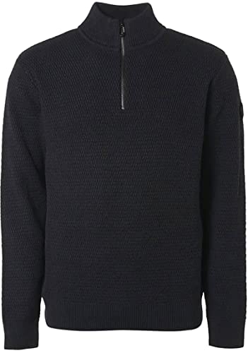 NO EXCESS Pullover Half Zipper 2 Coloured Mel - L von NO EXCESS