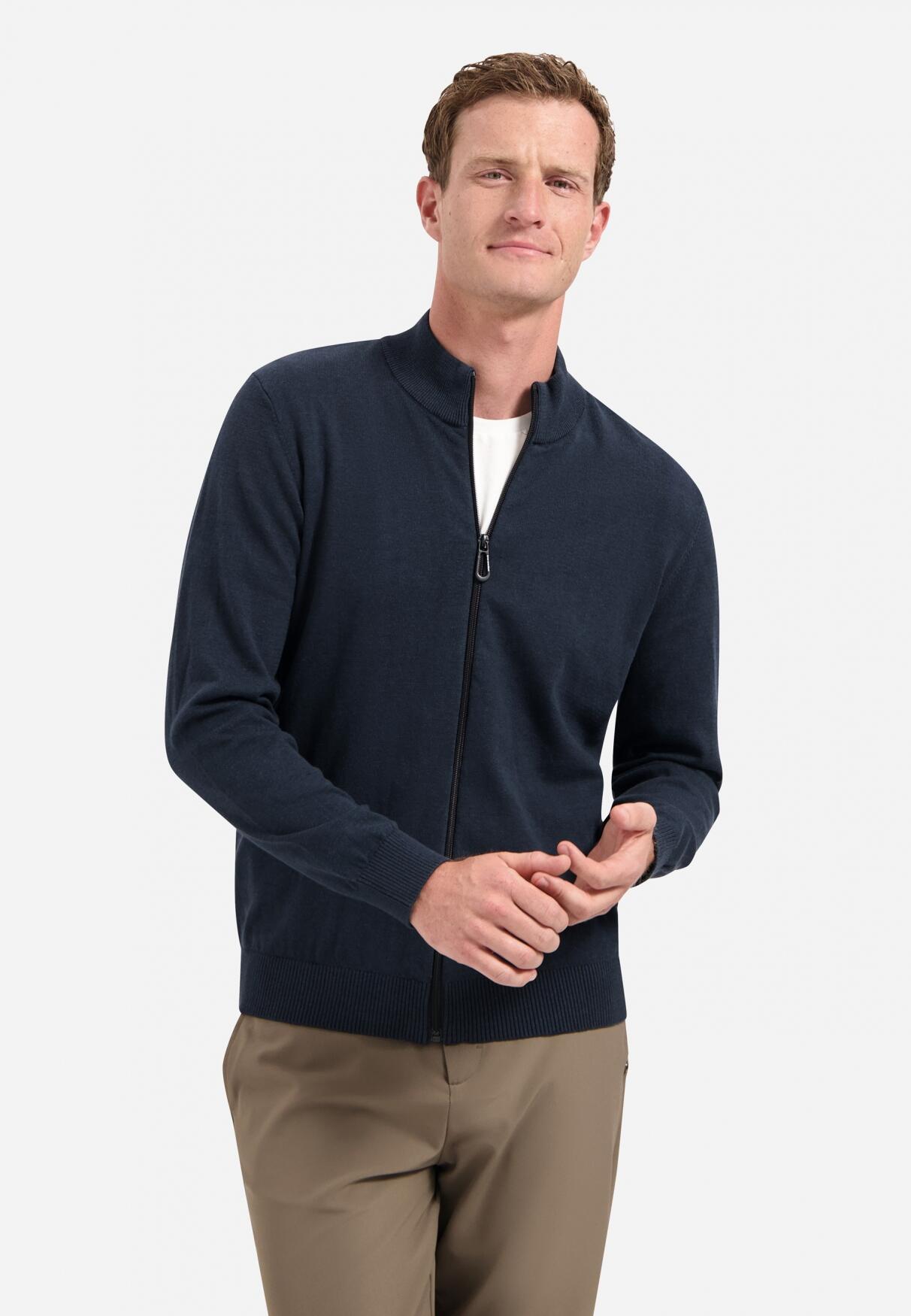 No Excess - Cardigan 2 Coloured Melange night - Gr. - L von No Excess