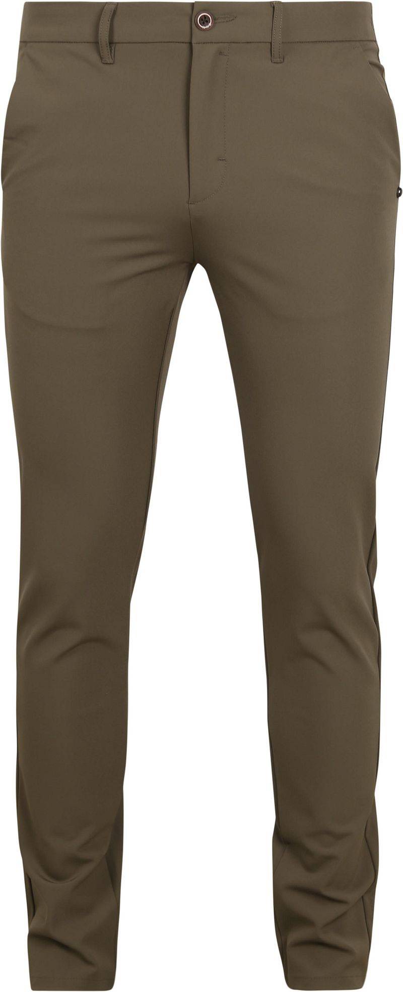 No Excess Chino 4-Way Stretch Sedoc Grun - Größe L von No Excess