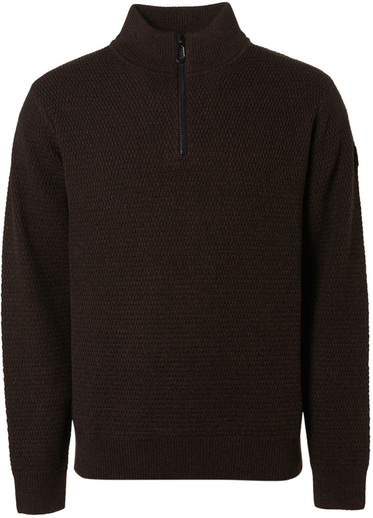 No Excess Half Zip Pullover Coffee - Größe XXL von No Excess