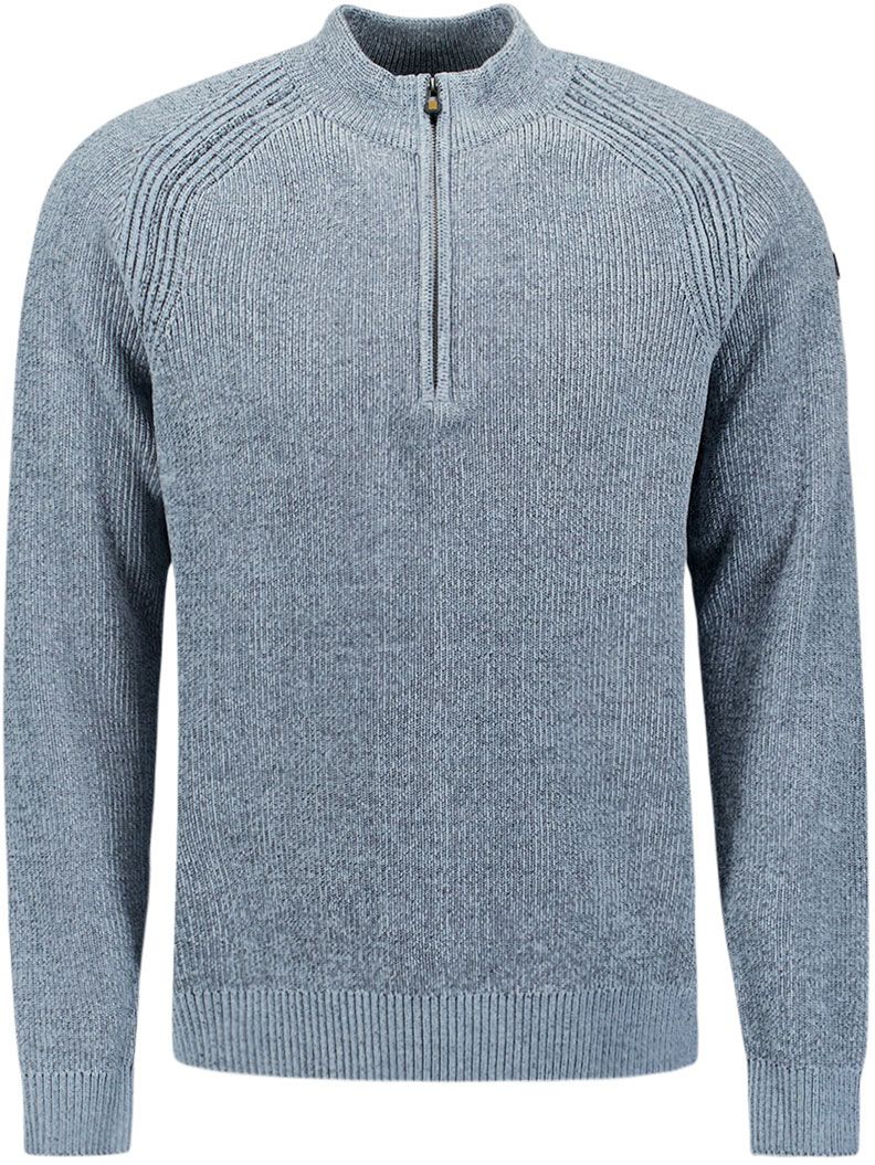 No Excess Halfzip Pullover Chenille Blau - Größe L No Excess Halfzip Pullover Chenille Blau - Größe L von No Excess