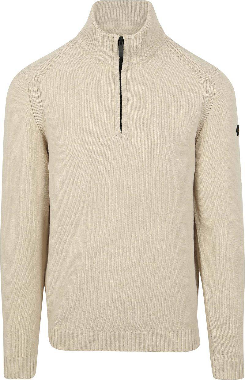 No Excess Halfzip Pullover Chenille Ecru - Größe XXL von No Excess