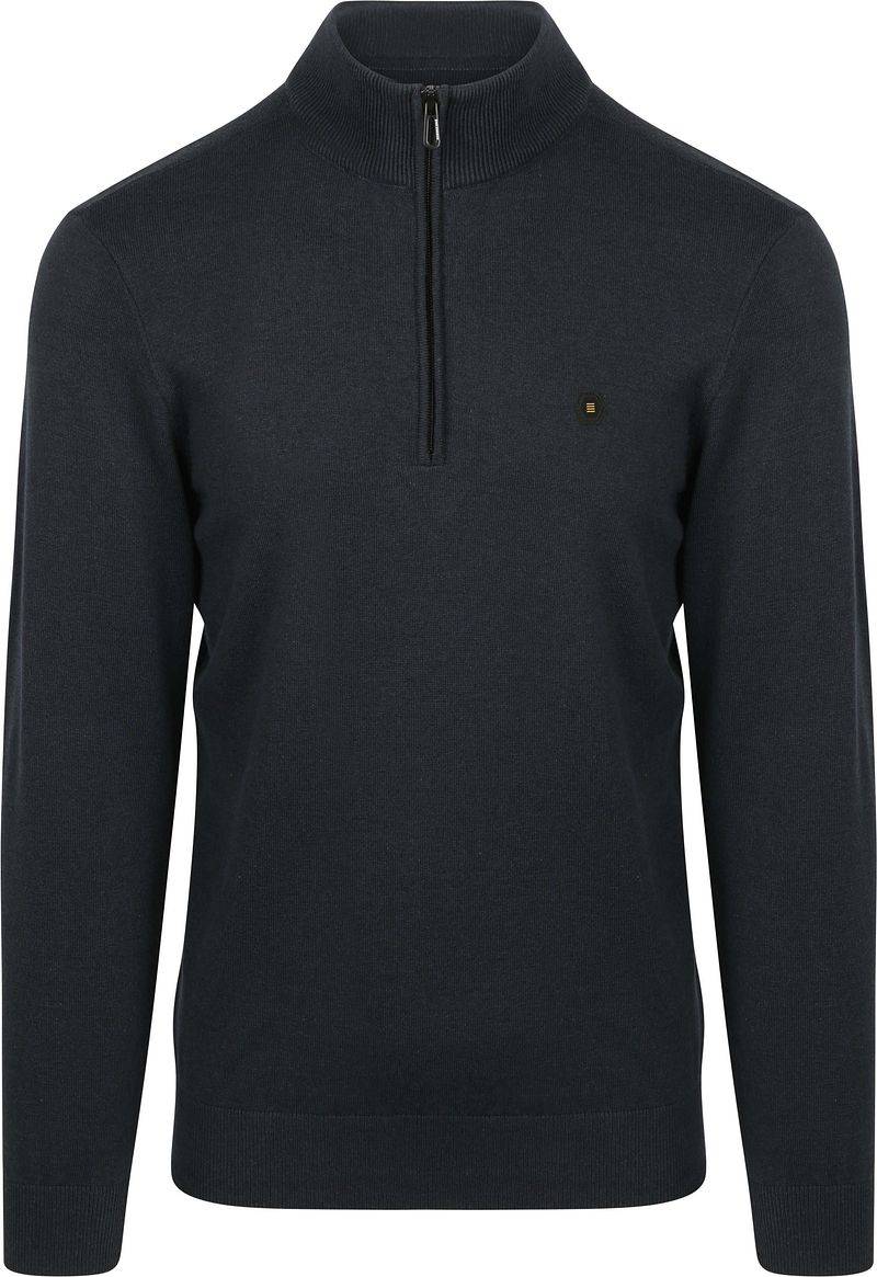 No Excess Halfzip Pullover Navy  - Größe M von No Excess
