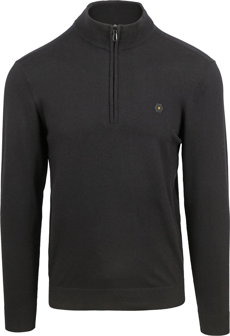 No Excess Halfzip Pullover Schwarz - Größe XXL von No Excess