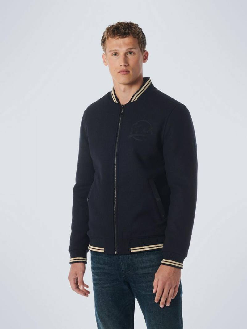No Excess - Jacket Bomber Fit With Wool 2 Coloured Twill dark night - Gr. - L von No Excess